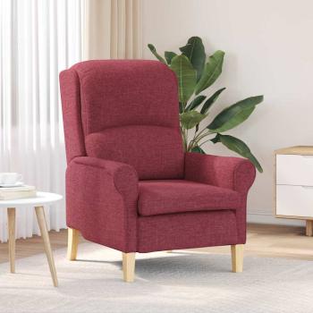 ARDEBO.de - Sessel Weinrot Stoff