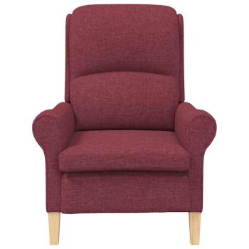Sessel Weinrot Stoff