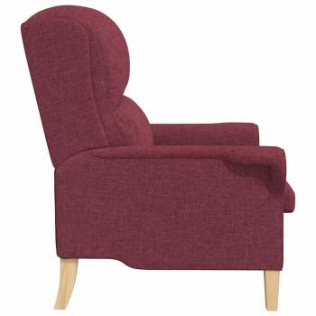 Sessel Weinrot Stoff