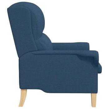 Sessel Blau Stoff