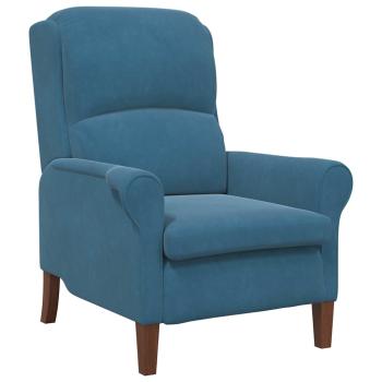 Sessel Blau Samt