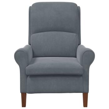 Sessel Dunkelgrau Samt
