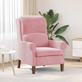 ARDEBO.de - Sessel Rosa Samt
