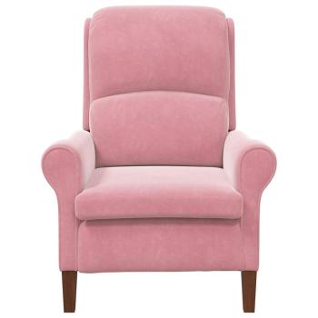 Sessel Rosa Samt