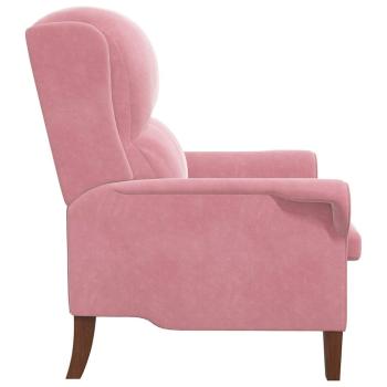 Sessel Rosa Samt