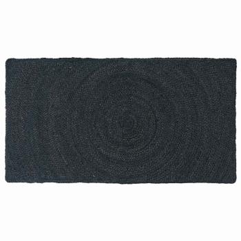 ARDEBO.de - Bereichsteppiche Dunkelgrau 60 x 110 cm Jute