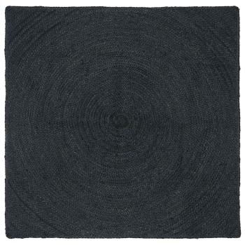 ARDEBO.de - Bereichsteppiche Dunkelgrau 160 x 160 cm Jute