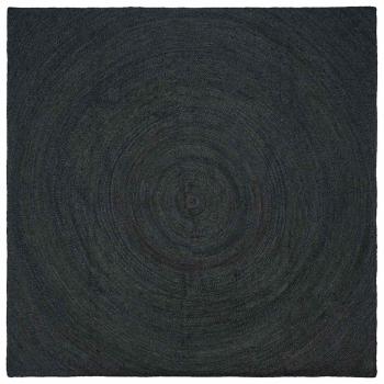 ARDEBO.de - Bereichsteppiche Dunkelgrau 300 x 300 cm Jute