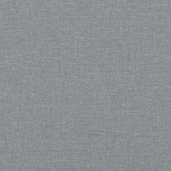 Hoher R?cken Sofa 101cm Hellgrau Stoff