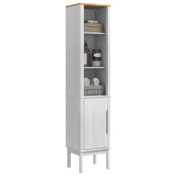 Bad hoher Schrank FLORO Weiß 35 x 30 x 160 cm