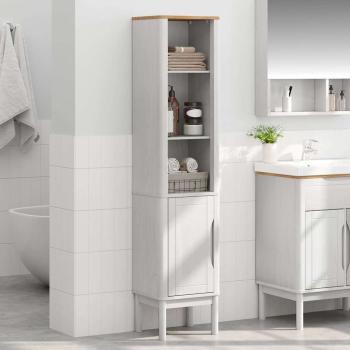 Bad hoher Schrank FLORO Weiß 35 x 30 x 160 cm
