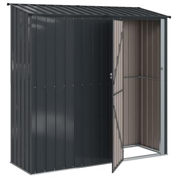 Gartenhütten Anthrazit 203,5 x 73 x 200 cm Metall