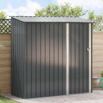 ARDEBO.de - Gartenhütten Anthrazit 203 x 85,5 x 200 cm Metall