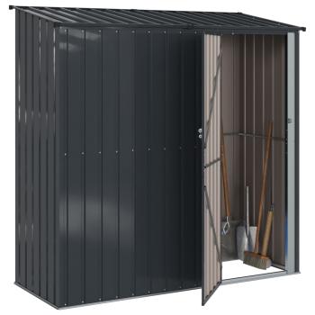Gartenhütten Anthrazit 203 x 85,5 x 200 cm Metall