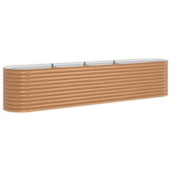 Hochbeet Braun 400 x 80 x 81 cm Stahl