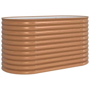 Hochbeet Braun 160 x 80 x 81 cm Stahl