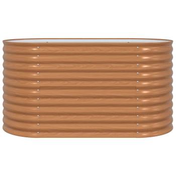 Hochbeet Braun 160 x 80 x 81 cm Stahl