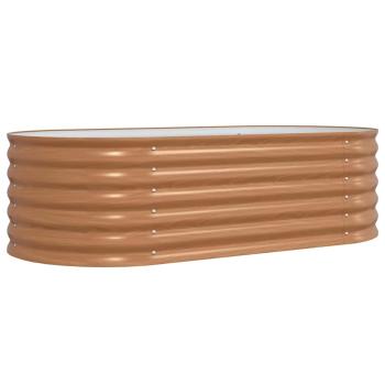 Hochbeet Braun 160 x 80 x 44 cm Stahl