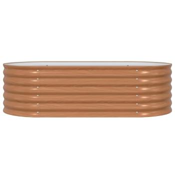 Hochbeet Braun 160 x 80 x 44 cm Stahl