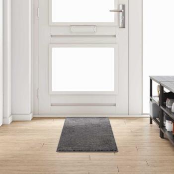 ARDEBO.de - Teppichläufer Grau 50 x 200 cm 100% Polypropylen Tuft