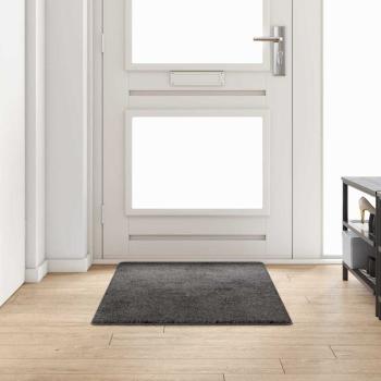 ARDEBO.de - Teppichläufer Grau 80 x 150 cm 100% Polypropylen Tuft