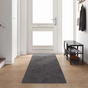 ARDEBO.de - Teppichläufer Grau 80 x 400 cm 100% Polypropylen Tuft