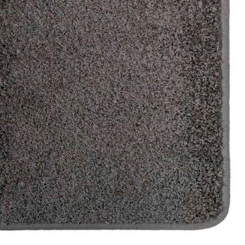 Teppichläufer Grau 80 x 400 cm 100% Polypropylen Tuft