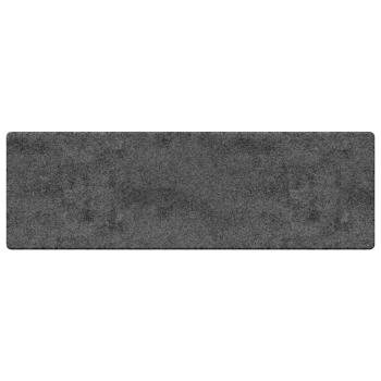 Teppichläufer Grau 80 x 500 cm 100% Polypropylen Tuft