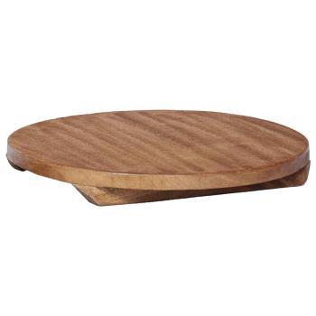 Pflanzenhocker 3 Stk. Natur 29 x 29 x 3,5 cm Mahagoni Holz