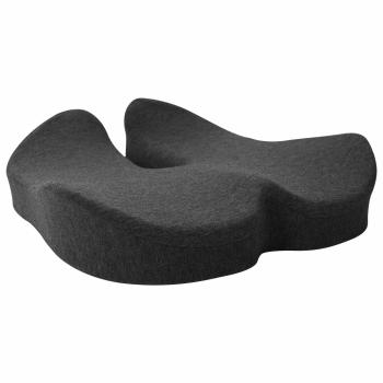 Sitzkissen Viscoschaum Dunkelgrau 48 x 42 x 11,5 cm