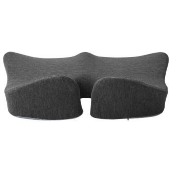 Sitzkissen Viscoschaum Dunkelgrau 48 x 42 x 11,5 cm