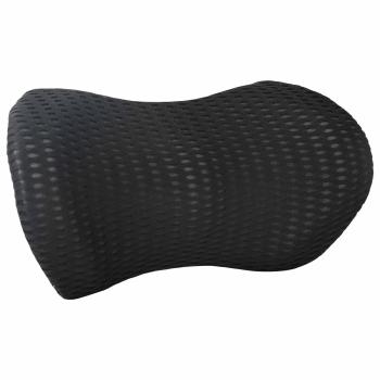 Rückenkissen Schwarz Viscoschaum 46 x 24 x 11 cm