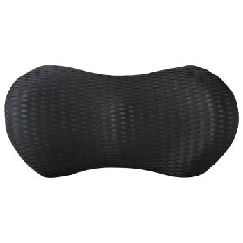Rückenkissen Schwarz Viscoschaum 46 x 24 x 11 cm