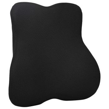 Rückenkissen Schwarz Viscoschaum 40 x 40 x 11 cm