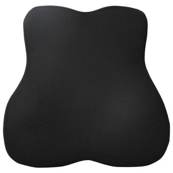 Rückenkissen Schwarz Viscoschaum 40 x 40 x 11 cm