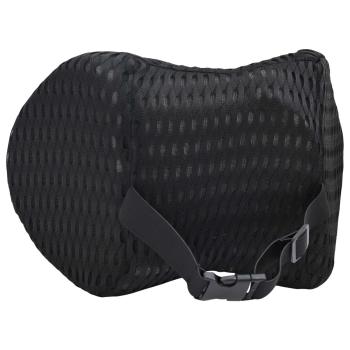 Nackenkissen Schwarz Viscoschaum 30,5 x 21,5 x 13 cm