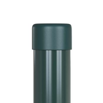 Zaunpfosten 12 stk. Grün 120 cm Pulverbeschichteter Stahl