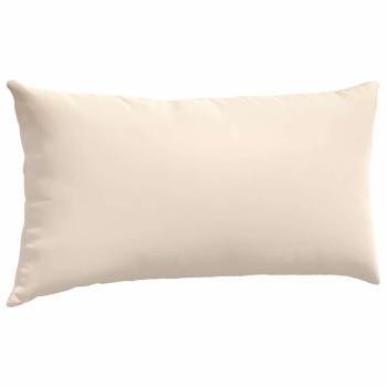 Sofakissen 2 stk. Stoff Beige 80 x 40 cm