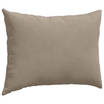 Sofakissen 2 stk. Stoff Taupe 70 x 50 cm