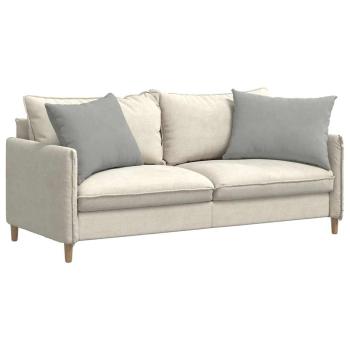 Sofakissen 2 stk. Stoff Hellgrau 70 x 50 cm
