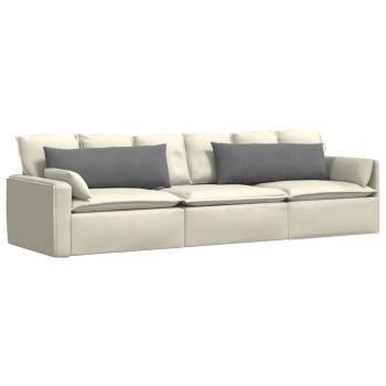 Sofakissen 2 stk. Stoff Dunkelgrau 120 x 40 cm