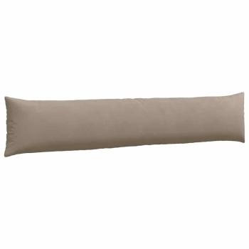Sofakissen 2 stk. Stoff Taupe 200 x 40 cm