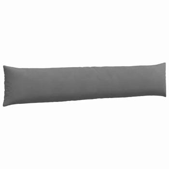 Sofakissen 2 stk. Stoff Dunkelgrau 200 x 40 cm