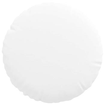 Sitzkissen 2 Stk. Stoff Weiß Ø30 x 13 cm
