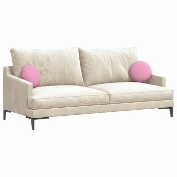 Sitzkissen 2 stk. Stoff Rosa Ø30 x 13 cm