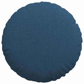 Sitzkissen 2 Stk. Stoff Blau Ø40 x 13 cm