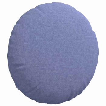 Sitzkissen 2 stk. Stoff Jeans blau Ø40 x 13 cm