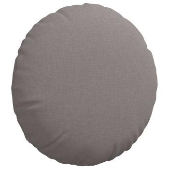 Sitzkissen 2 stk. Stoff Taupe Ø50 x 19 cm