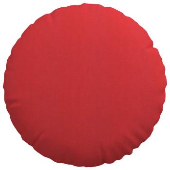 Sitzkissen 2 Stk. Stoff Rot Ø50 x 19 cm