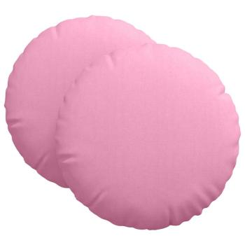 Sitzkissen 2 stk. Stoff Rosa Ø60 x 21 cm